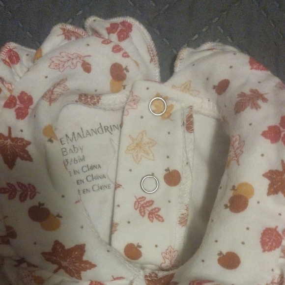 Fall Long Sleeve Baby Onesie​​ - Picture 4 of 4